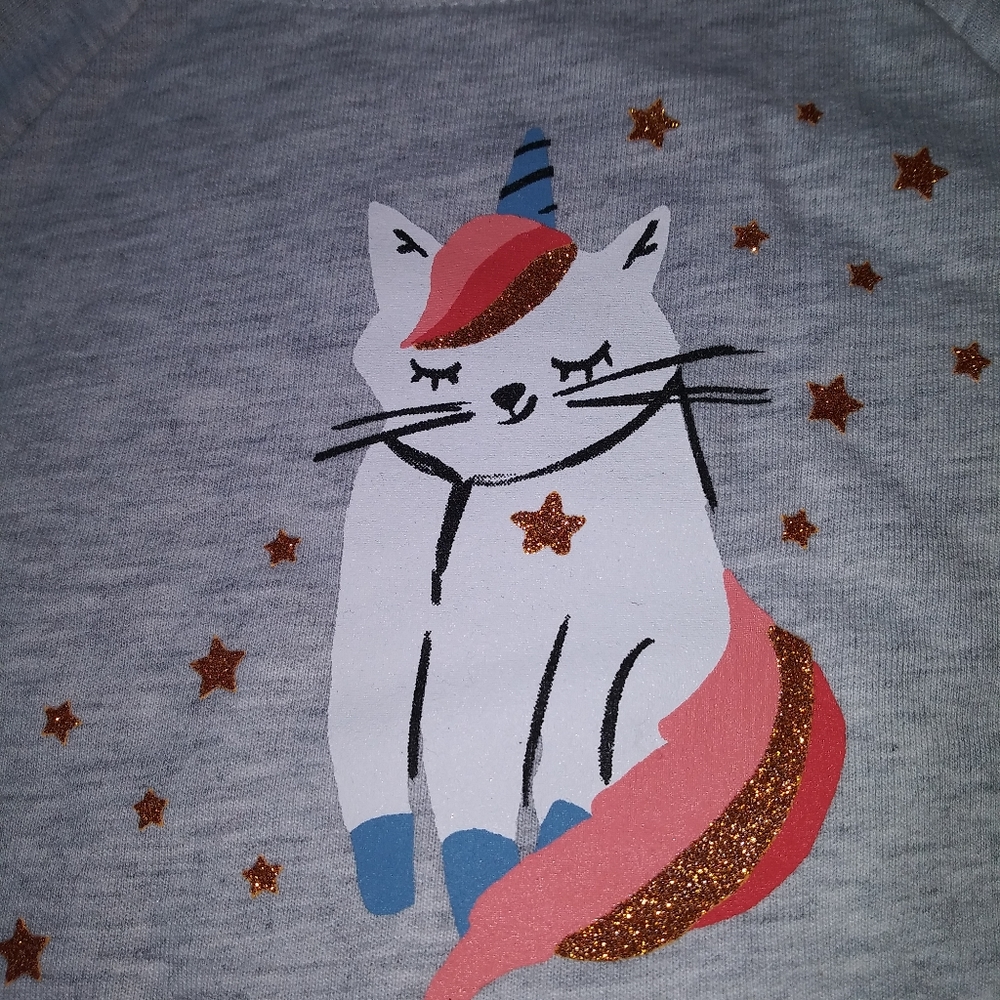 Nwt tutu sparkle cat dress old navy sz 2T blue - Picture 3 of 3